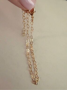 NWOT~ 14k Gold Heart Bracelet
